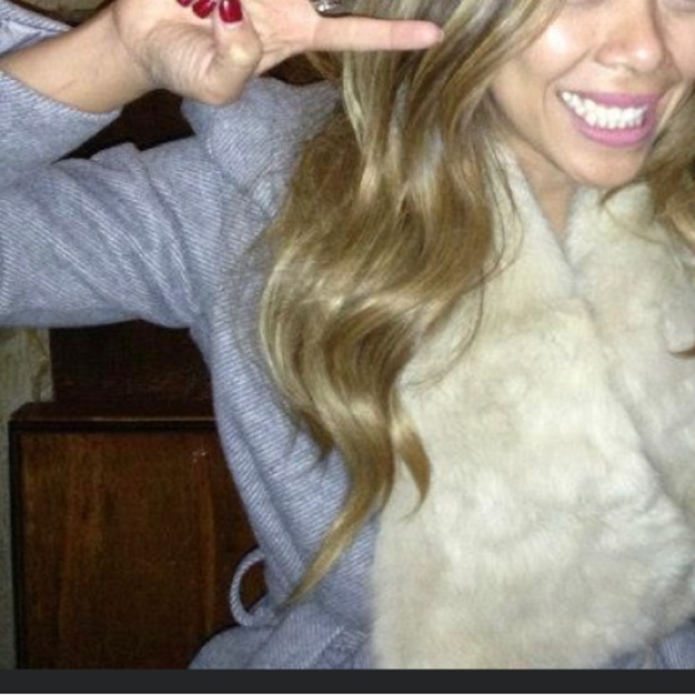 Grey Coat with Super Soft Collar ( one size)